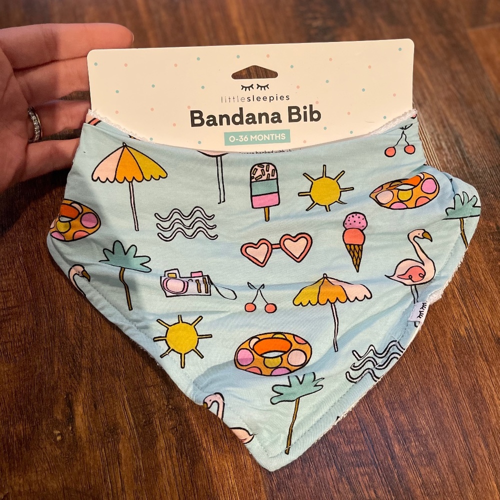 Little Sleepies Bandana Bib